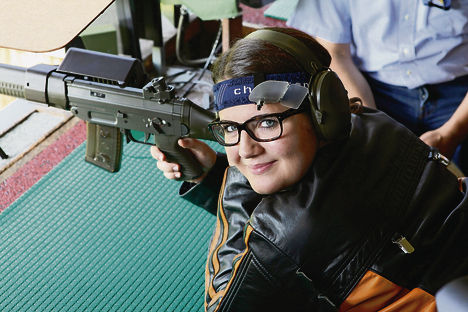 Leila beim Ausstich am Montag